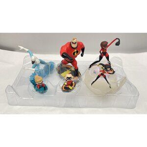 Disney Pixar Incredible 2 Figurine Playset Set 6 Figures Toys Cake Toppers